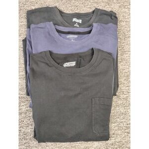 Duluth Trading 40 Grit Mens XL T Shirt Lot 3 Pocket Crew Neck 100% Cotton